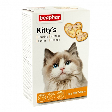 Beaphar Kitty's Mix Кормова добавка для котів купити KITIPES.COM.UA