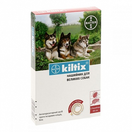 Kiltix 66 см Нашийник для великих собак від бліх та кліщів купити KITIPES.COM.UA