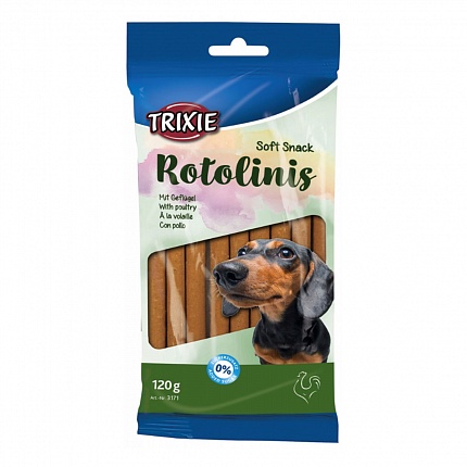 Trixie Soft Snack Rotolinis Ласощі для собак палички з куркою купити KITIPES.COM.UA
