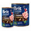 Brit Premium Консерви для собак з куркою і курячими серцями