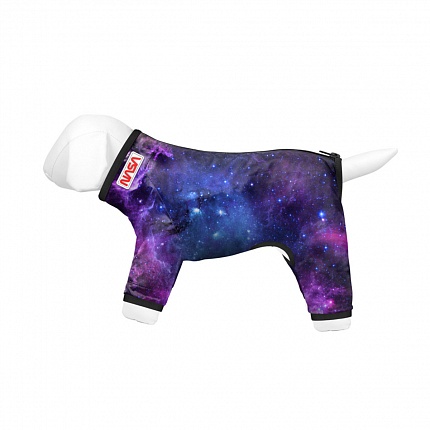 Дощовик для собак WAUDOG Clothes малюнок "NASA21" купити KITIPES.COM.UA