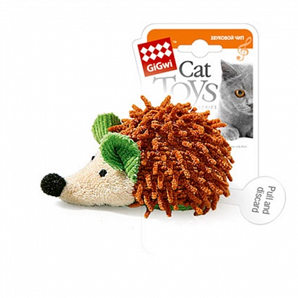 GiGwi Melody Chaser Іграшка для котів їжачок з електронним чіпом купити KITIPES.COM.UA