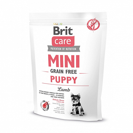 Brit Care Mini Puppy Lamb Сухий корм для цуценят малих порід з ягням купити KITIPES.COM.UA