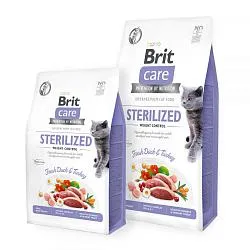 Brit Care Sterilized and Weight Control Cухий корм для стерилізованих котів