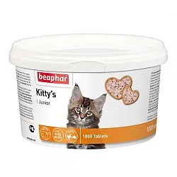 Beaphar Kittys Junior +Biotine Кормова добавка з біотином для кошенят