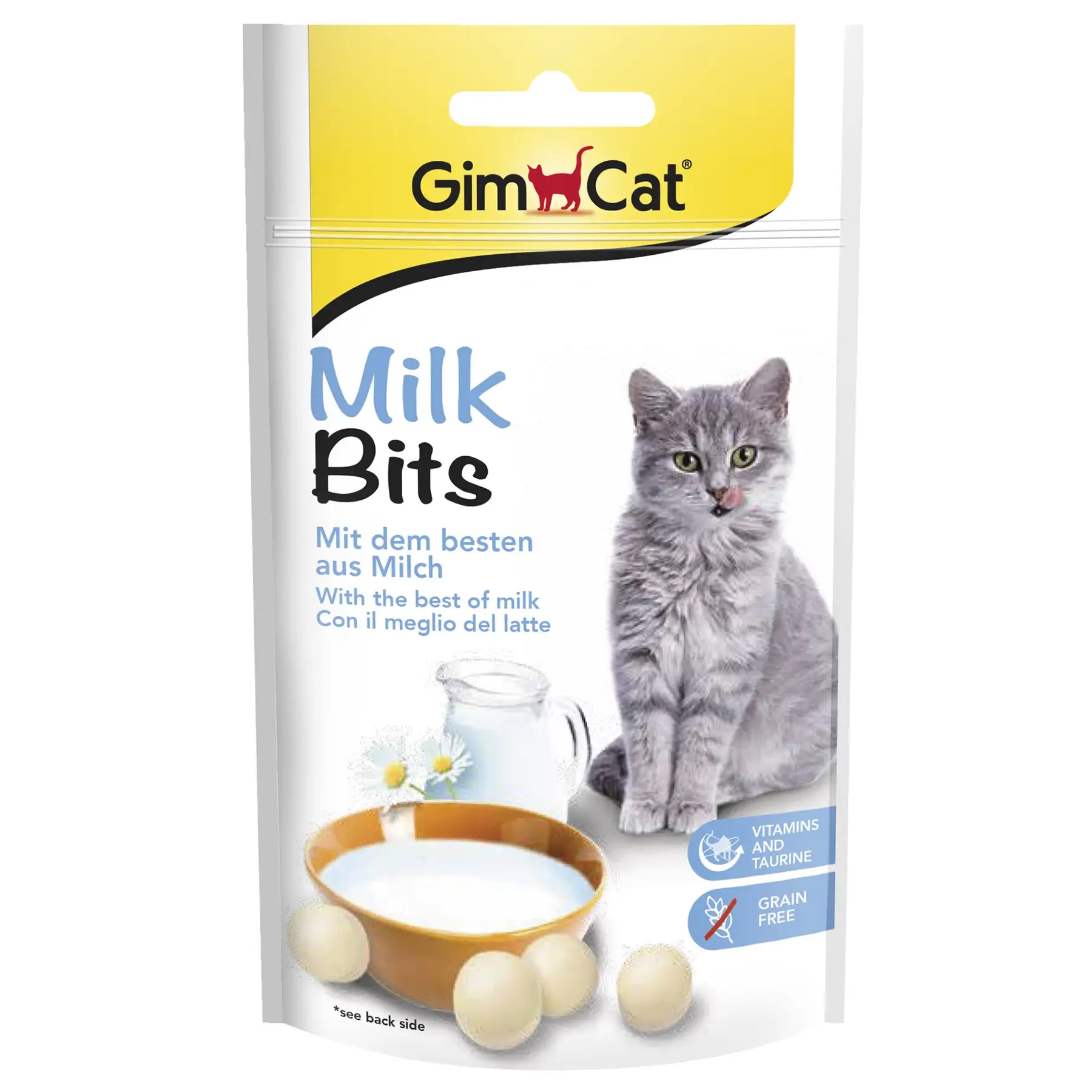 GimCat Milk Bits Молочное лакомство для кошек купить в Украине | KITIPES