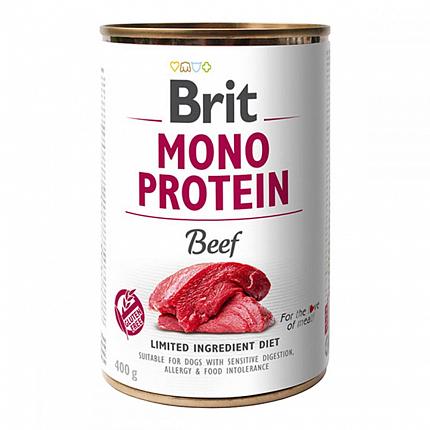 Brit Mono Protein Beef Консерви для собак з яловичиною купити KITIPES.COM.UA