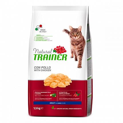 Trainer Adult Сухий корм для дорослих котів з куркою купити KITIPES.COM.UA