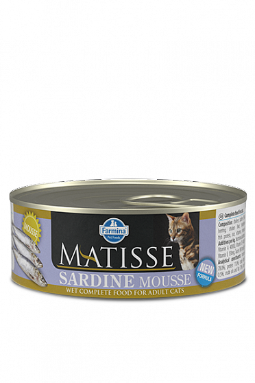 Farmina Matisse Mousse Sardine Вологий корм для котів з сардиною купити KITIPES.COM.UA