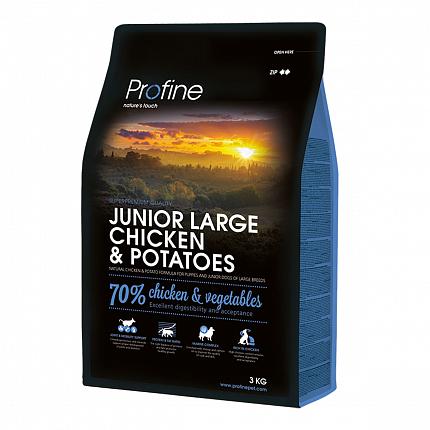 Profine Junior Корм корм для цуценят великих порід з курка і картопля купити KITIPES.COM.UA