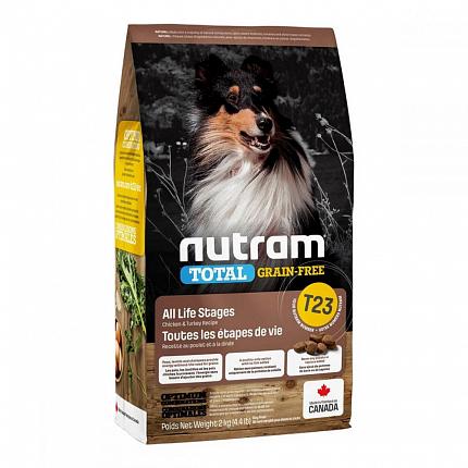 Nutram Total Grain-Free T23 Холістик корм для собак з індичкою і куркою купити KITIPES.COM.UA