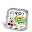 MONGE FRUIT Вологий корм для собак лосось та груша