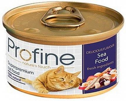 Profine Cat Консерви для котів з морепродуктами купити KITIPES.COM.UA