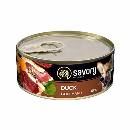 Savory Adult Duck Консерви для собак з качкою купити KITIPES.COM.UA
