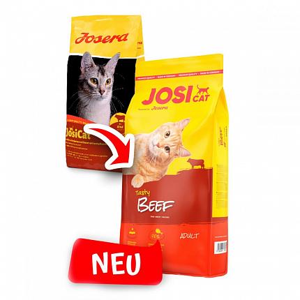 JosiCat Tasty Beef Сухий корм для дорослих котів з яловичиною купити KITIPES.COM.UA