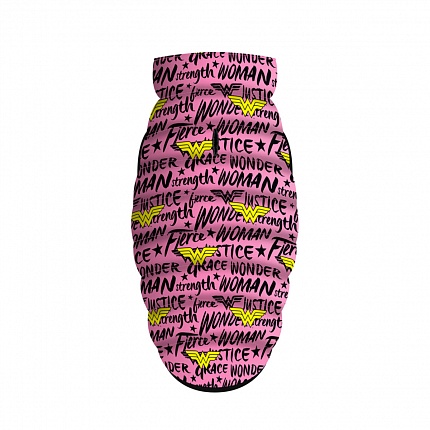 Курточка WAUDOG з малюнком " Диво-жінка рожева" купити KITIPES.COM.UA