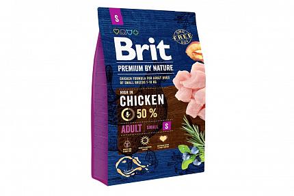  Brit Premium Aduls S Сухий корм для собак дрібних порід вагою до 10 кг купити KITIPES.COM.UA