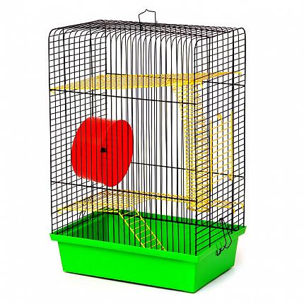 Клітка для гризунів Лорі "ХОМ'ЯК 4", 33х23х50 см купити KITIPES.COM.UA