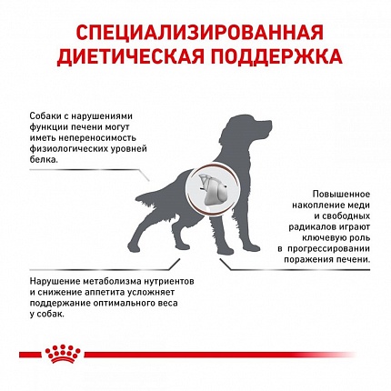 Корм Royal Canin Hepatic для собак при захворюванні печінки на kitipes.com.ua