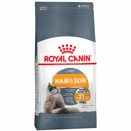 Royal Canin Hair & Skin Care Сухий корм для кішок Здоров'я шкіри і шерсті на kitipes.com.ua