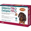 Сімпаріка ТРІО Жувальні таблетки для собак вагою  5.1 - 10 кг