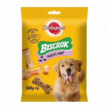 Pedigree Biscrok Multi Mix Ласощі для собак хрустке печиво купити KITIPES.COM.UA