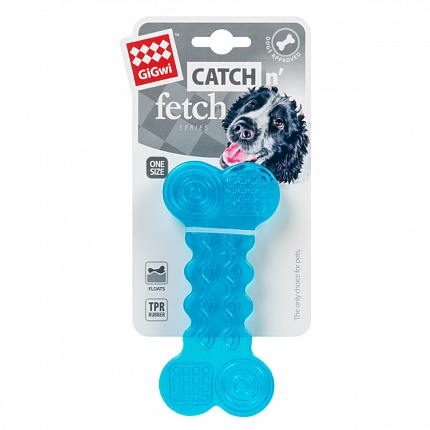 Іграшка для собак Гумова кісточка / гума GiGwi Catch & fetch 13 см купити KITIPES.COM.UA