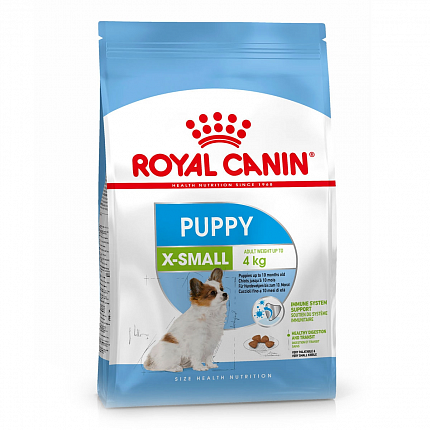 Royal Canin X-Small Puppy Сухий корм для цуценят мініатюрних порід купити KITIPES.COM.UA