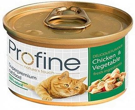 Profine Cat Консерви для котів з курчам і овочами купити KITIPES.COM.UA