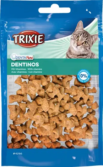 Trixie Denta Fun Dentinos Ласощі для котів для зубів купити KITIPES.COM.UA