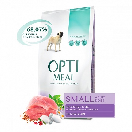 Optimeal (Оптіміл) Сухий корм для собак дрібних порід з качкою | Small Adult Dog на kitipes.com.ua