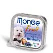 MONGE FRUIT Вологий корм для собак індичка з чорницею