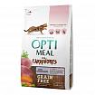 Optimeal for Carnivores Grain Free Сухий корм для котів з качкою та овочами