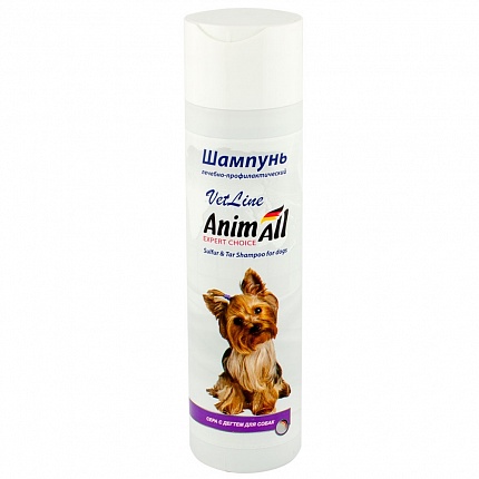 AnimAll Шампунь лікувально-профілактичний для собак | Vet Line Shampoo  купити KITIPES.COM.UA