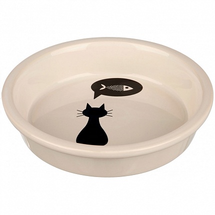 Trixie 24499 Керамічна миска для котів, 250 мл купити KITIPES.COM.UA