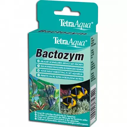 TetraAqua Bactozym препарат для встановлення біоактивності в акваріумі купити KITIPES.COM.UA