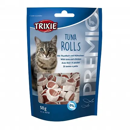 Trixie Premio Tuna Rolls Ласощі для котів з куркою та рибою купити KITIPES.COM.UA