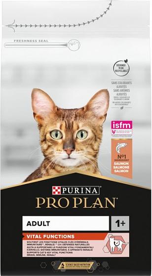 Корм Pro Plan Cat Adult Vital Functions Salmon для котів з лососем купити KITIPES.COM.UA