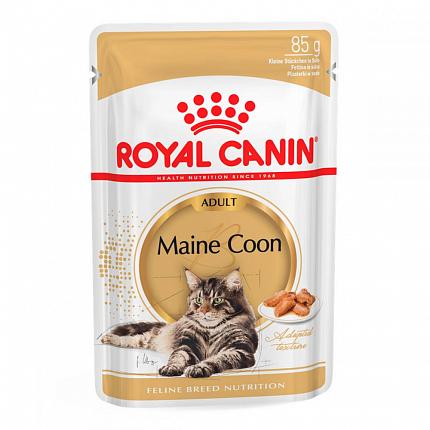 Royal Canin Maine Coon Gravy Консерви для котів породи Мейн Кун купити KITIPES.COM.UA