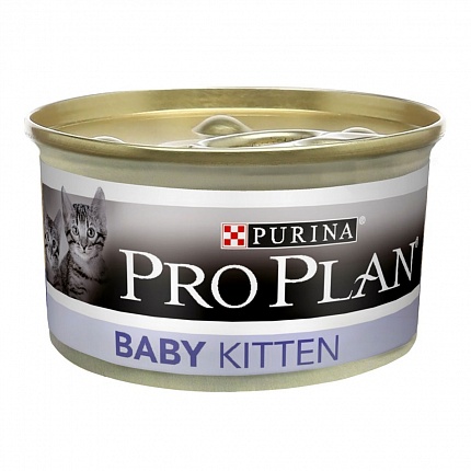 Pro Plan Baby Kitten Консерви для кошенят мус з куркою купити KITIPES.COM.UA