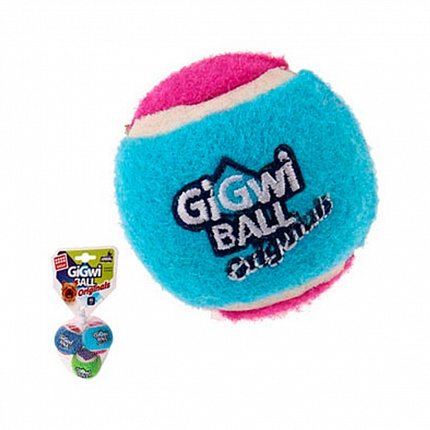 GiGwi Ball Іграшка для собак три м'ячі з пищалки купити KITIPES.COM.UA
