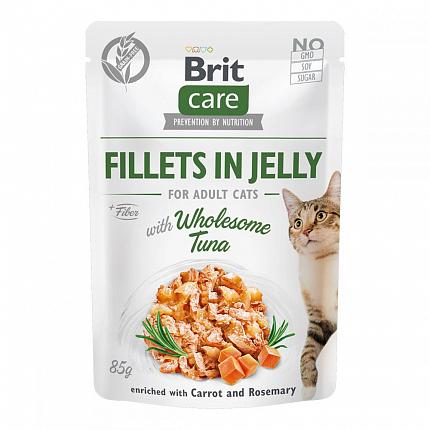 Brit Care Консерви для котів з тунцем в желе купити KITIPES.COM.UA