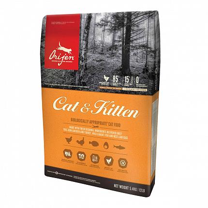 Orijen Cat & Kitten Сухий корм для котів і кошенят всіх порід купити KITIPES.COM.UA