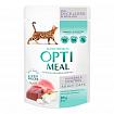 Optimeal Консерви для котів для виведення шерсті качка з печінкою