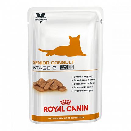 Royal Canin Senior Consult Stage 2 Лікувальні консерви для котів старше 7 років купити KITIPES.COM.UA