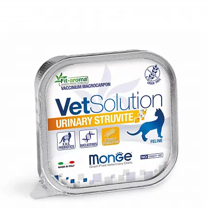 MONGE Urinary Struvite Вологий корм для лікування СКХ у котів купити KITIPES.COM.UA