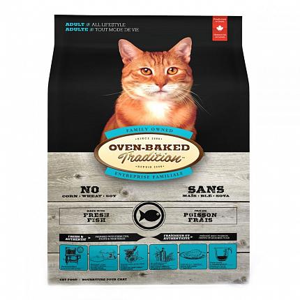 Oven-Baked Adult Fish Сухий корм для котів з рибою купити KITIPES.COM.UA