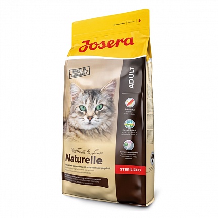Josera Naturelle Sterilised Беззерновой корм для стерилізованих котів купити KITIPES.COM.UA