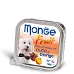MONGE FRUIT Вологий корм для собак качка з апельсином