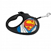 Повідець-рулетка для собак WAUDOG R-leash, малюнок "Супермен Герой"